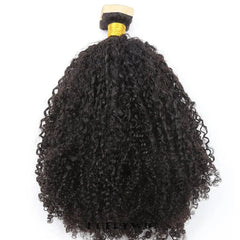 Buy Double Drawn Afro Kinky Curly Tape In Human Hair Extensions for Black Women Glue On 100g for only $73.23 at Flexi Africa