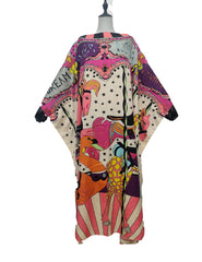 Plus Size African Bohemian Summer Dress for Women - Maxi Swimwear Cover-Up - Free Delivery Worldwide only at Flexi Africa
