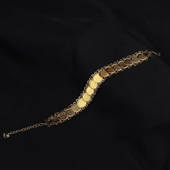 Buy Gold African Party Jewelry: Ethiopian Coin Chain Bracelet - Unisex Middle Eastern Gif for only $7.49 at Flexi Africa!