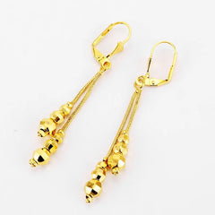 Buy Gold Color Necklace & Earring Set for Women/Girls – Ethiopian & African Charm Jewelry for only $7.32 at Flexi Africa!