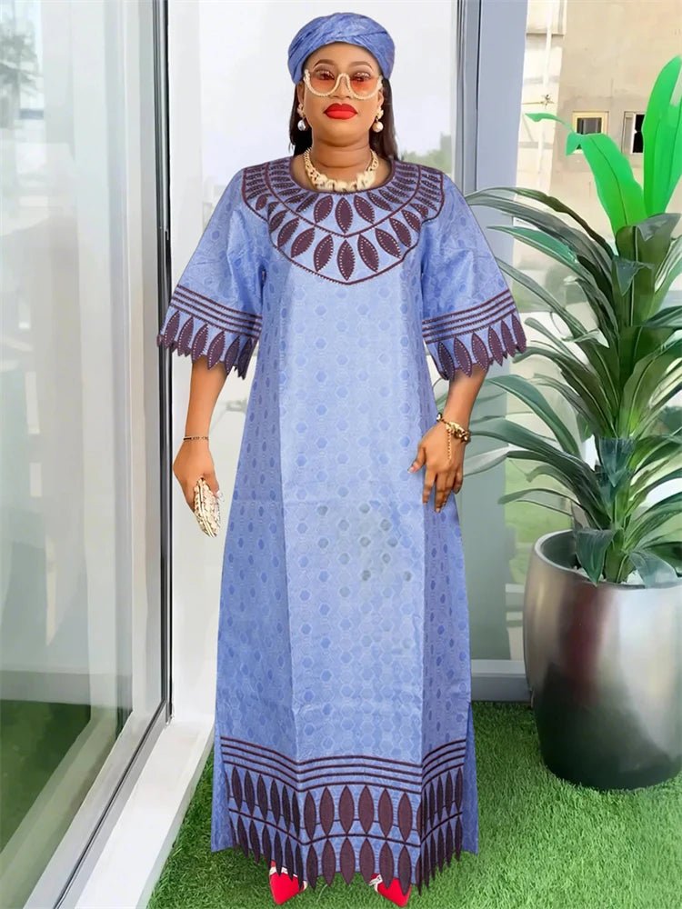 Buy Wedding Party Evening Gown African Clothing Plus Size Robes Dashiki Embroidery Dress for only $51.33 at Flexi Africa!