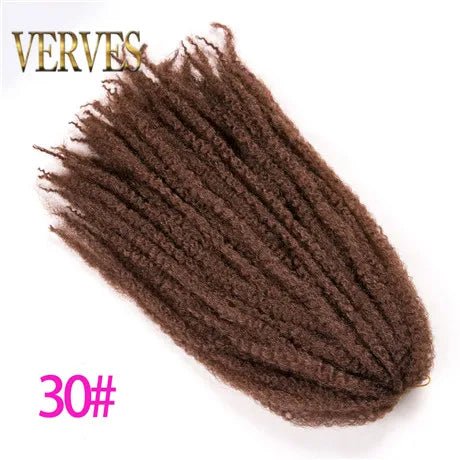 18" Afro Kinky Braiding Hair Synthetic Crochet Marly Braids Extensions 30 Strands Burgundy Black Ombre - Flexi Africa - Flexi Africa offers Free Delivery Worldwide - Vibrant African traditional clothing showcasing bold prints and intricate designs