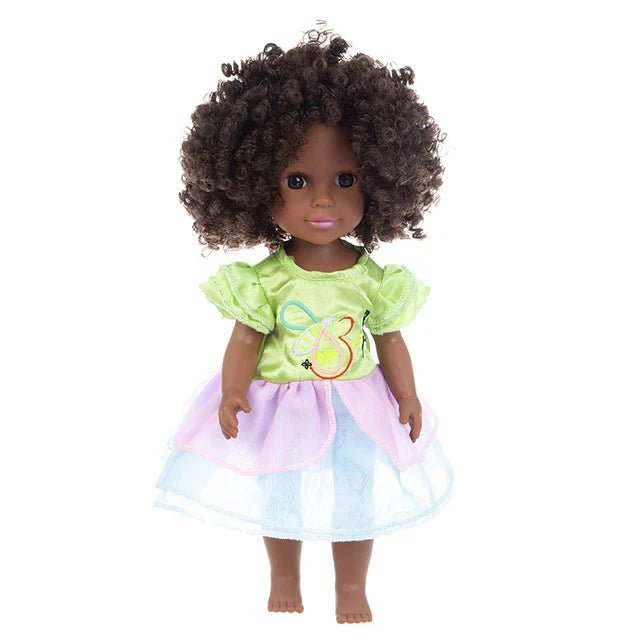 1PC African Black Baby Toy - 35cm Rubber Multi Style Explosion Head Baby Doll in Black Skin - Flexi Africa Worldwide Postage