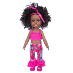 1PC African Black Baby Toy - 35cm Rubber Multi Style Explosion Head Baby Doll in Black Skin - Flexi Africa Worldwide Postage