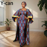 Woman wearing a colorful patterned dress - Flexi Africa