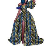 Woman wearing a colorful patterned dress - Flexi Africa