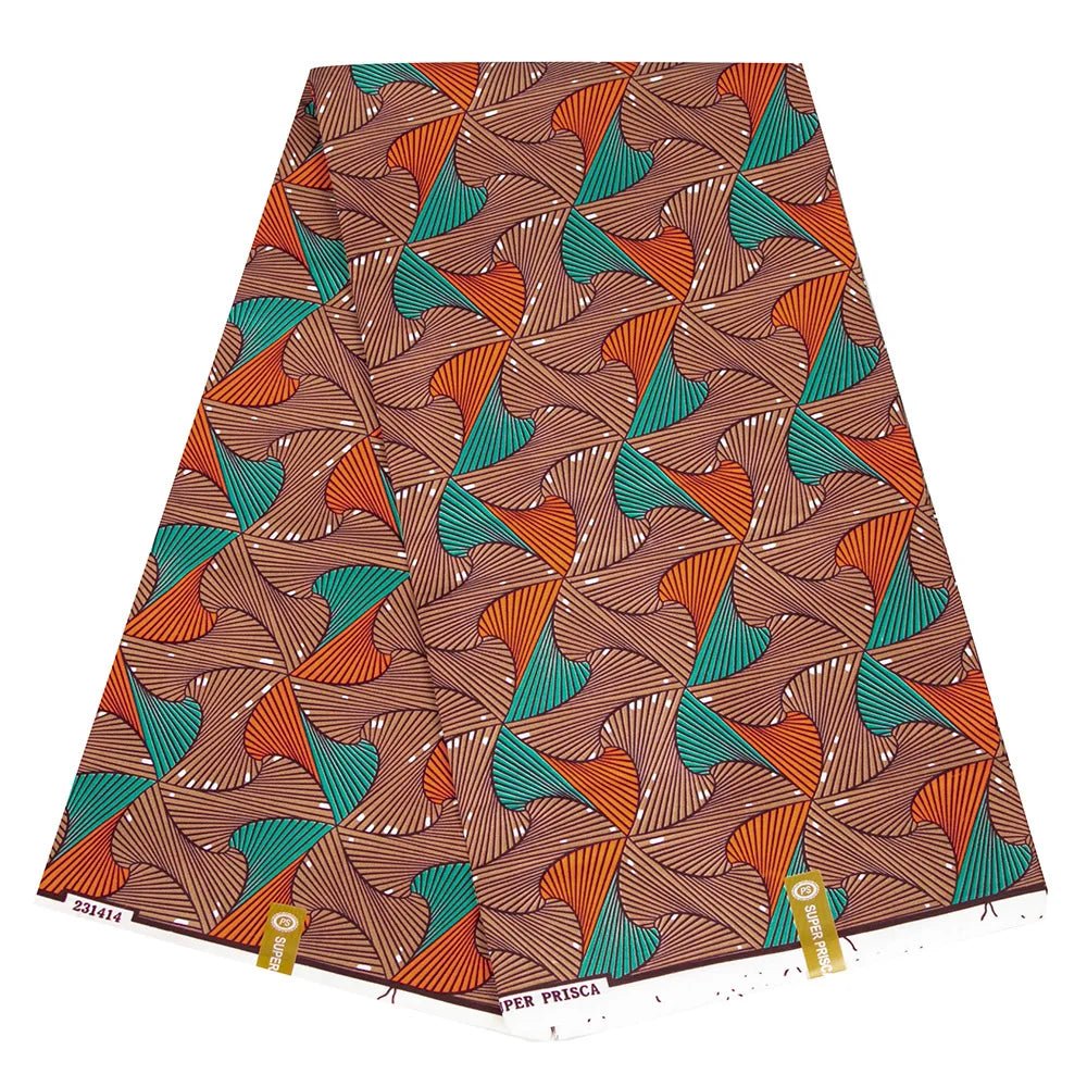 African Ankara Prints Wax Fabric Patchwork Retro Style Warp Sewing Woman Dress Craft DIY Africa Material 100% Polyester By Yard - Free Delivery Worldwide only at Flexi Africa