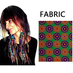 African Ankara Tassel Earrings – Handmade Boho Long Tribal Fabric Jewelry - Free Delivery Worldwide only at Flexi Africa