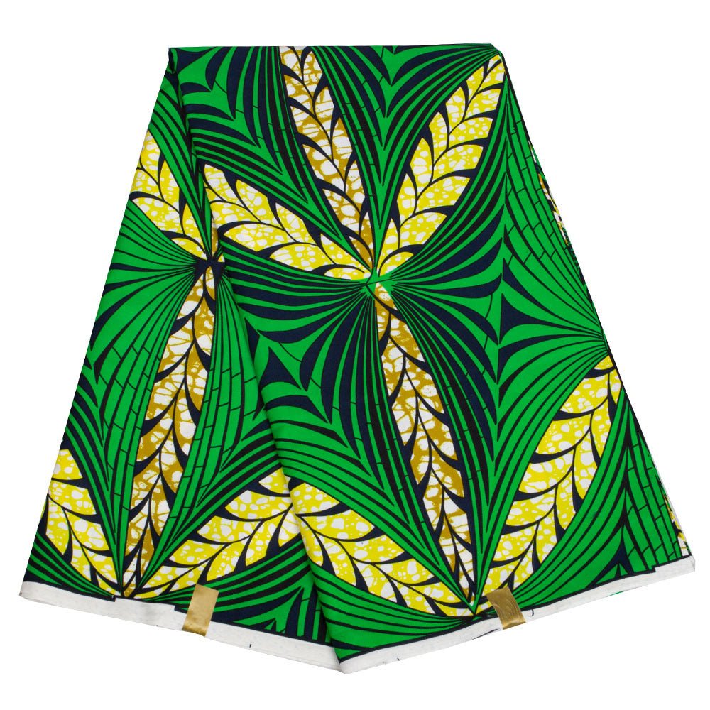 Buy African Ankara Wax Print Fabric – 100% Polyester Block Pattern Material for Sewing for only $4.31 at Flexi Africa!