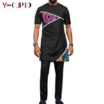 African Dashiki Bazin Riche Long Dress for Women – Slim Tassel Print Matching Couple Party Outfit - Free Delivery Worldwide only at Flexi Africa