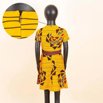 African Dashiki Family Set – Matching Dresses for Women & Girls with Men & Boys Top and Pants - Free Delivery Worldwide only at Flexi Africa