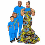 African Dashiki Family Set – Matching Dresses for Women & Girls with Men & Boys Top and Pants - Free Delivery Worldwide only at Flexi Africa