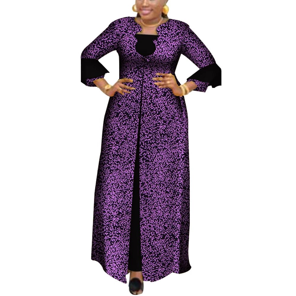 African Dresses for Women – Dashiki Elegant Long Party Dress (Plus Size) - Free Delivery Worldwide only at Flexi Africa
