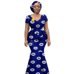 Buy Elegant African Dress – Women’s Printed V-Neck Office, Party & Evening Occasion Dress for only $73.76 at Flexi Africa!