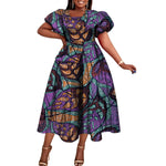 African Dresses for Women Fashion Africain Femmel Short Sleeve Dresses Dashiki Party Clothes for Women WY10485 - Free Delivery Worldwide only at Flexi Africa