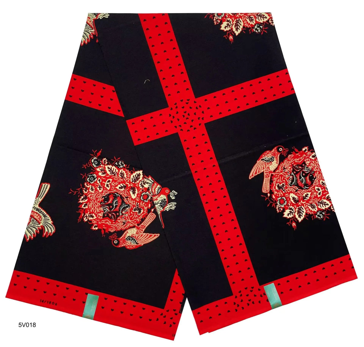 African Fabrics Wax 100% Cotton Wax Prints Good Quality Wax Loincloth For Women Dress 6 Yards