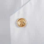 African Men’s Slim - Fit Suit Set – Double - Breasted Embroidered Blazer & Matching Trousers, Full - Sleeve Formal Business Attire - Free Delivery Worldwide only at Flexi Africa