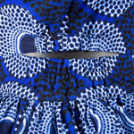 African Print Crop Top and Maxi Skirt Set – Women’s 2PC Ankara Outfit, Traditional Party Wear - Free Delivery Worldwide only at Flexi Africa