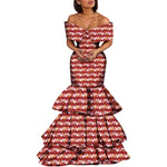 African Print Dress for Women – Elegant Dashiki Party & Wedding Outfit - Free Delivery Worldwide only at Flexi Africa