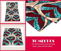 African Print Fabric Traditional Ankara Clothing Fabric Can Be Freely Cut Party Wedding Fabric - Free Delivery Worldwide only at Flexi Africa