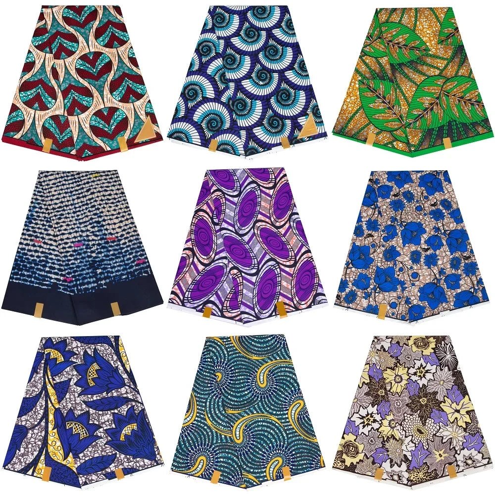 African Print Fabric Traditional Ankara Clothing Fabric Can Be Freely Cut Party Wedding Fabric - Free Delivery Worldwide only at Flexi Africa
