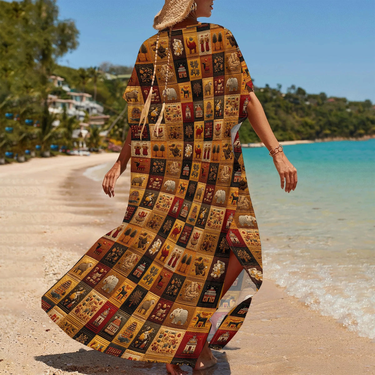 Women's Vibrant Cultural Fashion - Free Delivery Worldwide only at Flexi Africa