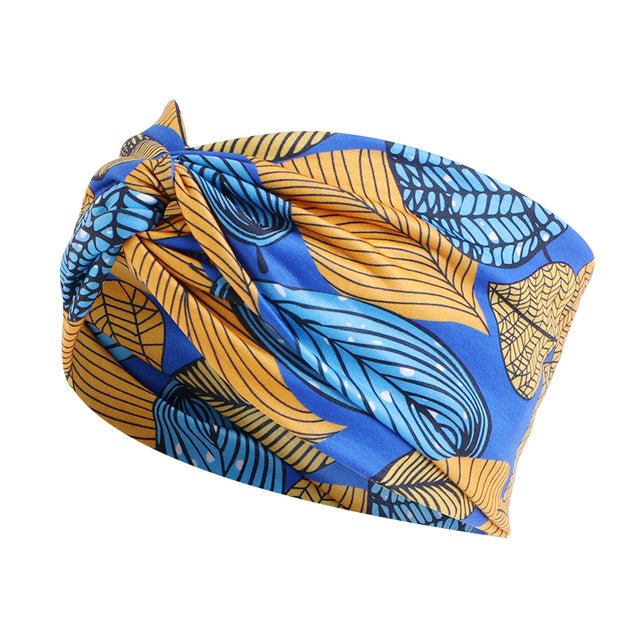 African Print Stretch Bandana Head Wrap Floral Ankara Dashiki Women - Flexi Africa offers Free Delivery Worldwide - Vibrant