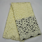 African Voile Lace Fabric – Cotton Lace for Wedding & Party Dresses - Free Delivery Worldwide only at Flexi Africa