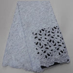 African Voile Lace Fabric – Cotton Lace for Wedding & Party Dresses - Free Delivery Worldwide only at Flexi Africa