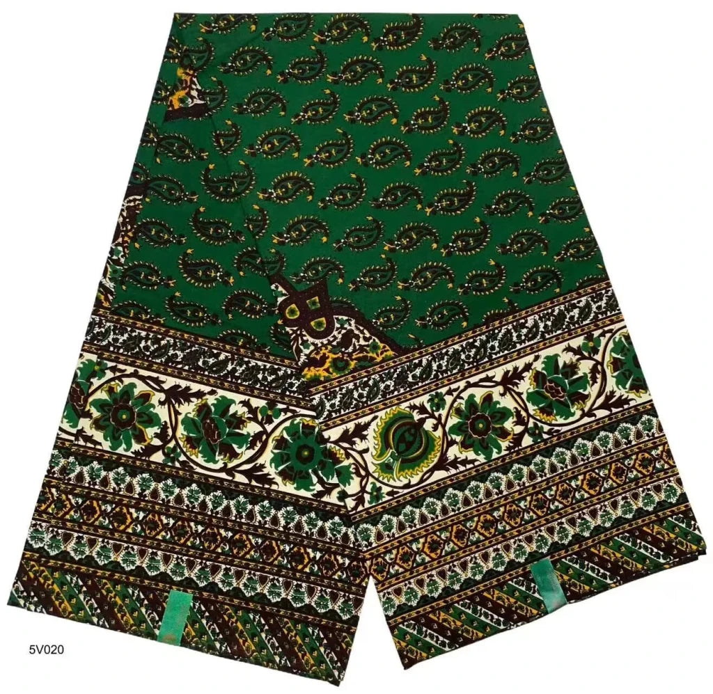 African Wax Fabric Black & White – 100% Cotton Wax Print Pagne, 6 Yards - Free Delivery Worldwide only at Flexi Africa