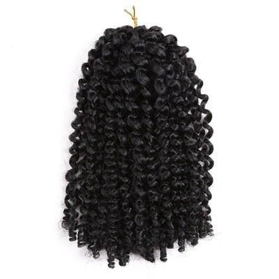 Afro Kinky Twist Crochet Braids Synthetic Curly Braiding Hair Extension - Free Delivery Worldwide only at Flexi Africa