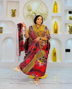 Ankara African Style Maxi Dress – Women’s Loose Long Summer Print Dress - Free Delivery Worldwide only at Flexi Africa