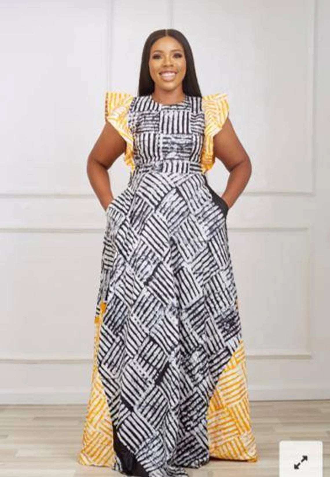 Artisan-Crafted Elegance: African Batik, Tie-Dye from Skilled Hands in Nigeria - Flexi Africa - Flexi Africa offers Free Delivery Worldwide - Vibrant African traditional clothing showcasing bold prints and intricate designs