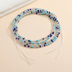 Boho Chic: Vibrant Beaded Waist Chains for Women - Flexi Africa - Free Delivery Worldwide only at www.flexiafrica.com