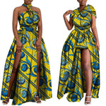Convertible African Boho Maxi Dress – Multiway Wrap Bandage Style Party & Bridesmaid Gown - Free Delivery Worldwide only at Flexi Africa
