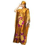 Buy Elegant African Black Kaftan Dress with Gold Embroidery – Luxury Long Caftan for Weddings for only $47.66 at Flexi Africa