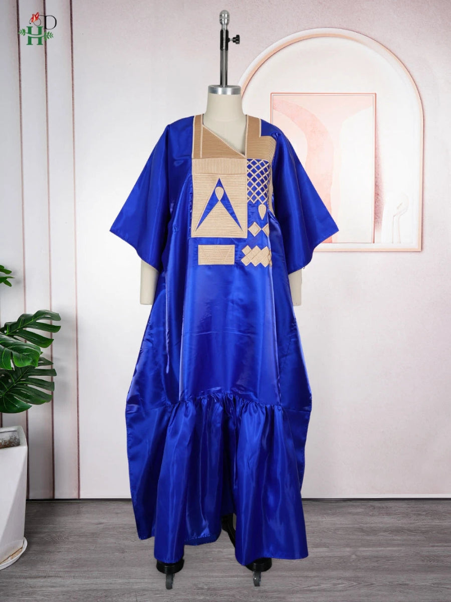 Elegant African Dress for Women – Plus Size Dashiki Ankara Kaftan Robe - Free Delivery Worldwide only at Flexi Africa