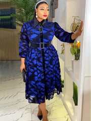 Elegant African Dresses for Women Long Sleeve Africa Clothing Plus Size - Flexi Africa - only at www.flexiafrica.com