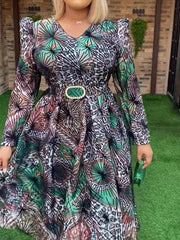 Elegant African Dresses for Women – Plus Size Spring Dashiki and Ankara Long Gown - Free Delivery Worldwide only at Flexi Africa