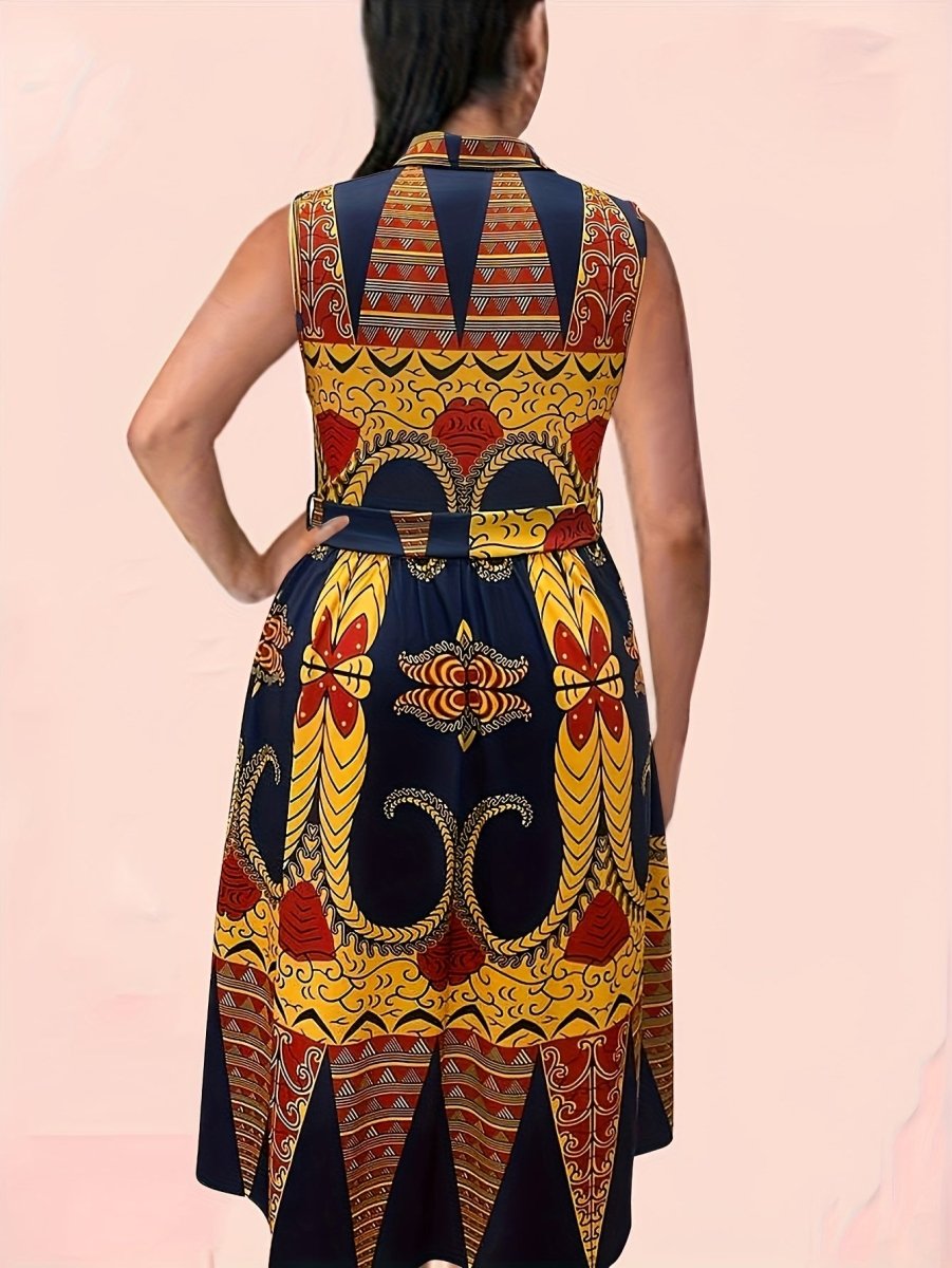 Get the best of both worlds with our Printed Color Clash Dresses. Versatile and stylish, perfect for casual or resort wear.