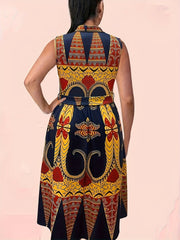 Get the best of both worlds with our Printed Color Clash Dresses. Versatile and stylish, perfect for casual or resort wear.