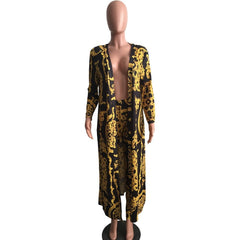 Fashion Forward: African Print Elastic Bazin Baggy Pants with Dashiki Sleeve Famous Suit for Women - Flexi Africa