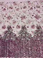 Flower Fabric Nigerian African Fabric for Couture Sewing – Wedding, Evening & Prom Dress - Free Delivery Worldwide only at Flexi Africa