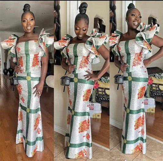 High Quality African Nigerian Lace Fabric - Embroidery Guipure Party Prom Dress - Free Delivery Worldwide only at Flexi Africa