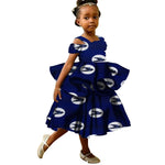 Kids African Print Princess Dress – Sleeveless Ankara Casual Mini Dress for Girls - Free Delivery Worldwide only at Flexi Africa