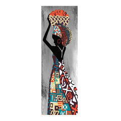 Large Size Portrait African Women Canvas Painting Hanging Posters and Prints Wall Art Pictures Living Room Home Decor