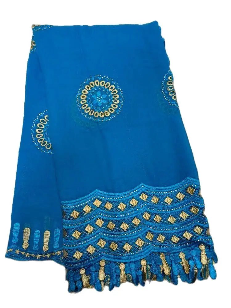 Luxury Cotton African Scarf – Muslim Women’s Hijab Shawl - Free Delivery Worldwide only at Flexi Africa