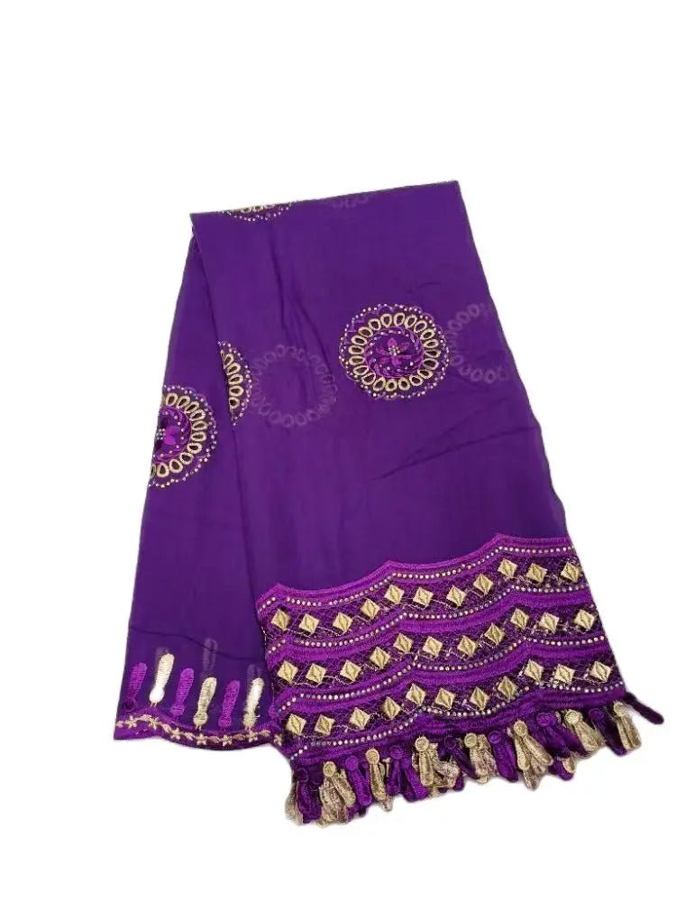 Luxury Cotton African Scarf – Muslim Women’s Hijab Shawl - Free Delivery Worldwide only at Flexi Africa