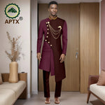 Men’s African Dashiki Suit Set – Modern Two - Piece Top & Pants Outfit - Free Delivery Worldwide only at Flexi Africa
