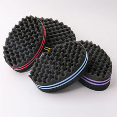 Oval Double Sides Magic Twist Hair Brush Sponge Brush For Natural Afro Coil Wave Dread Sponge Brushes Braids Braiding - Flexi Africa - Flexi Africa offers Free Delivery Worldwide - Vibrant African traditional clothing showcasing bold prints and intricate designs